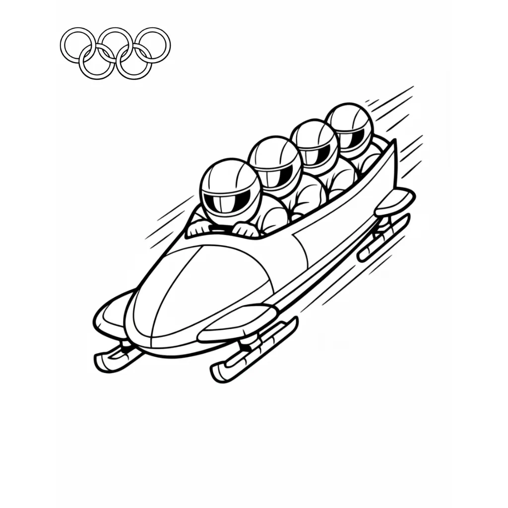 Winter Olympics 2026 12 para colorear para imprimir para niño de 7 años