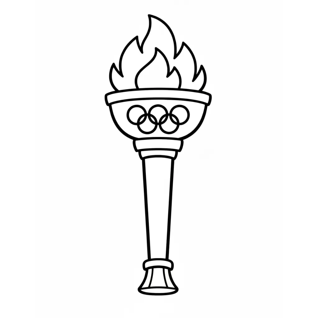 Winter Olympics 2026 9 para colorear para imprimir