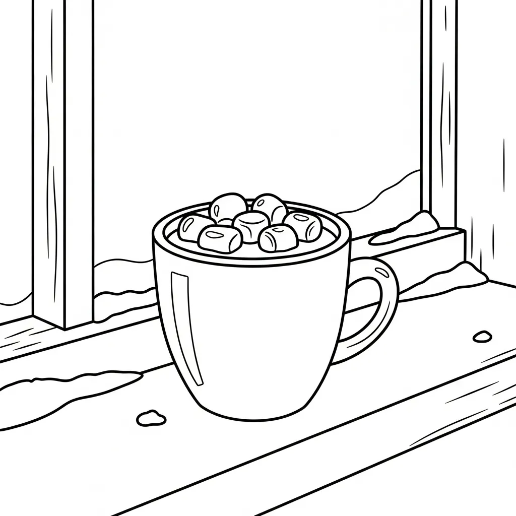 Xmas Cute 10 para colorear para niños