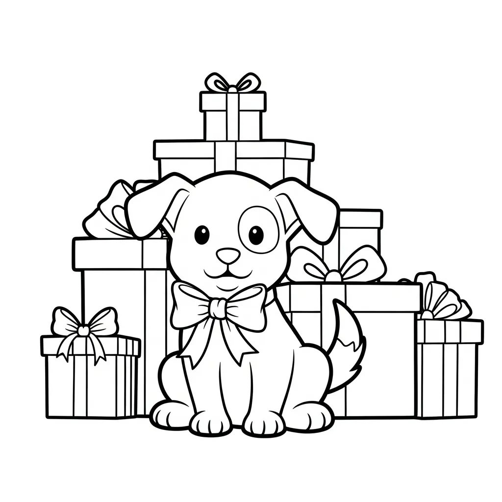 Xmas Cute 14 para colorear para imprimir gratis