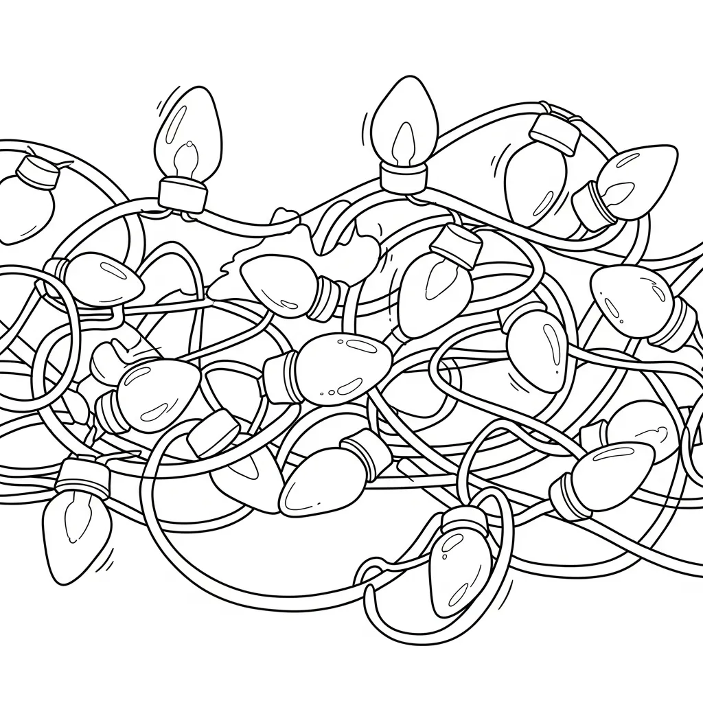 Xmas Cute 16 para colorear para niños para descargar