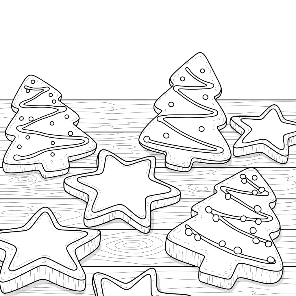 Xmas Cute 19 para colorear para imprimir para niño de 9 años