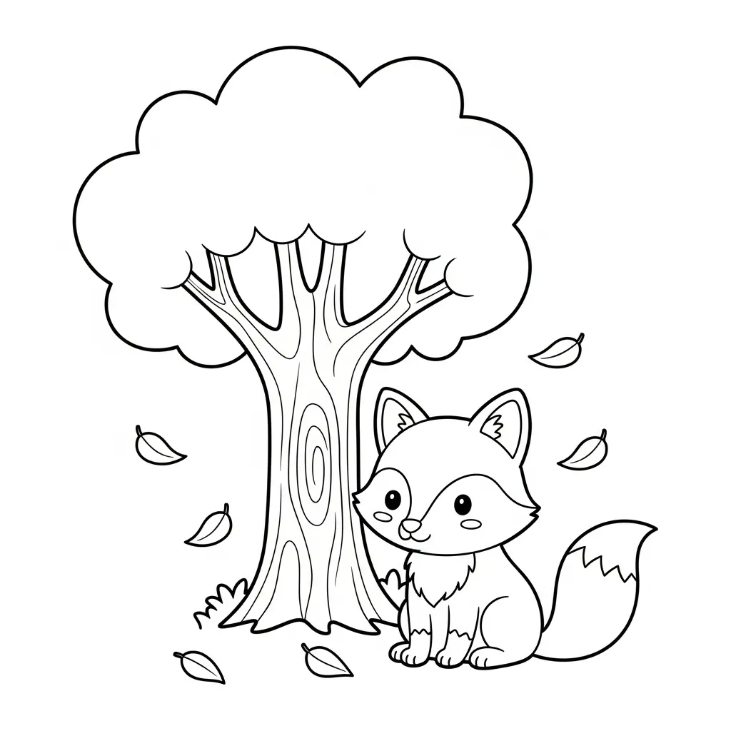 Zorro 17 para colorear para niño de 7 años