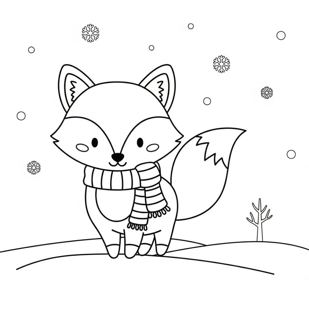 Zorro 19 para colorear gratis