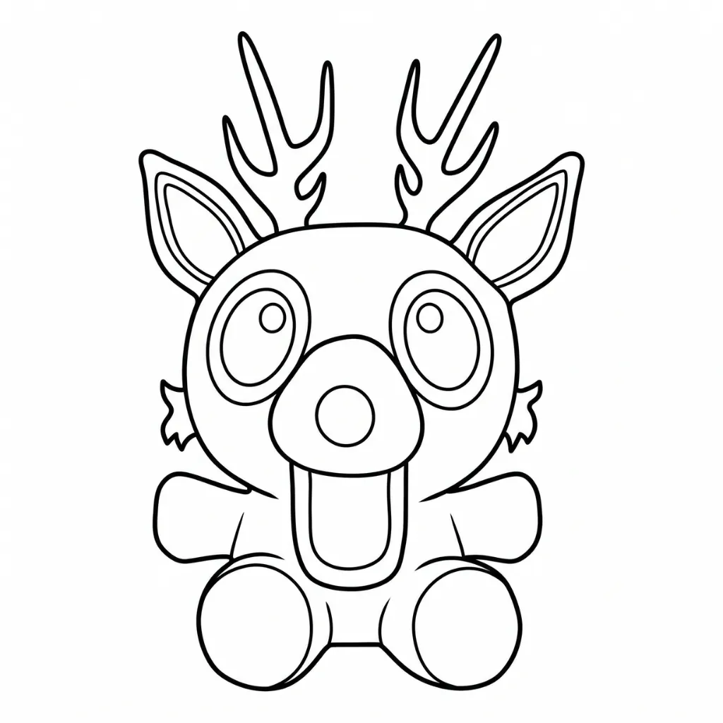 99 Noches en el Bosque 17 para colorear para imprimir pdf