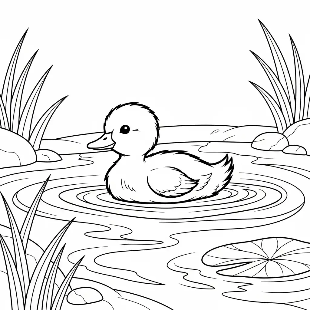 Animales De Primavera para colorear para niños para imprimir