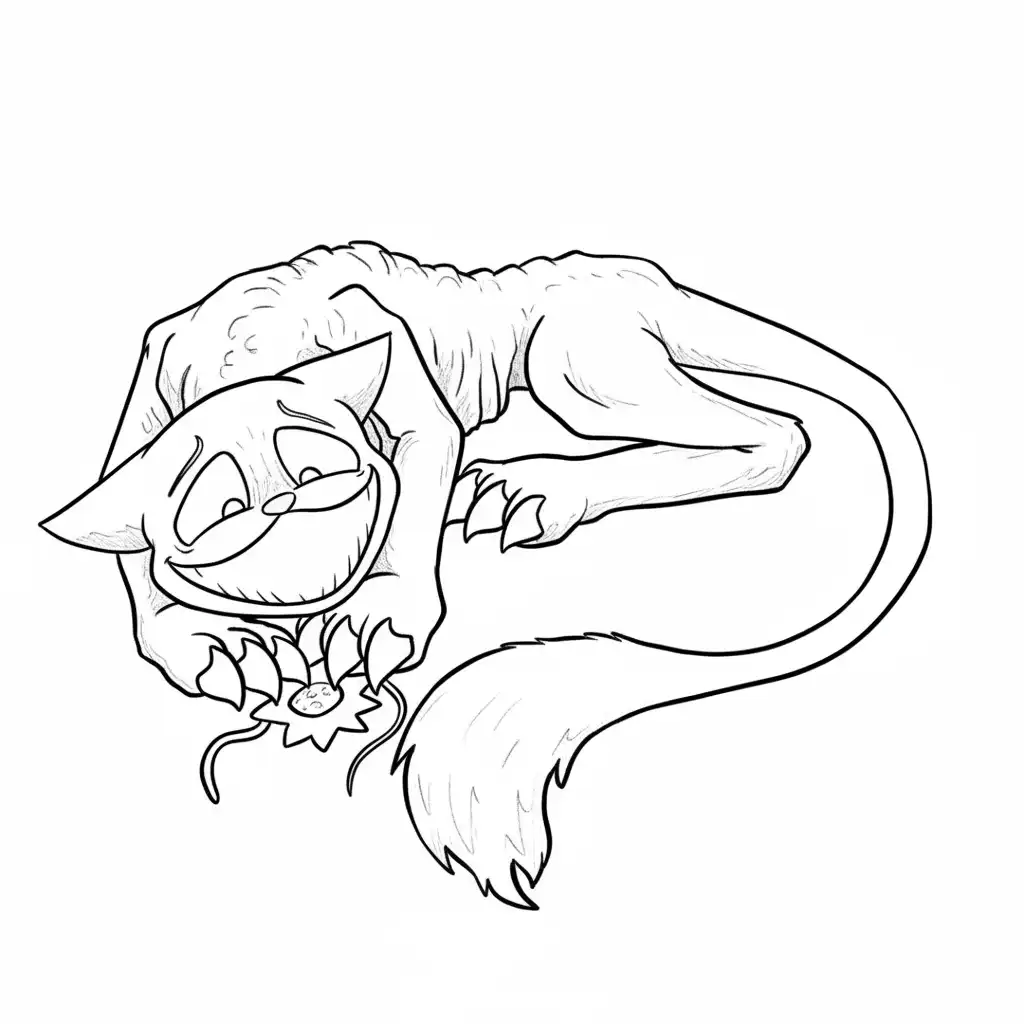 Catnap para colorear para bebé para imprimir