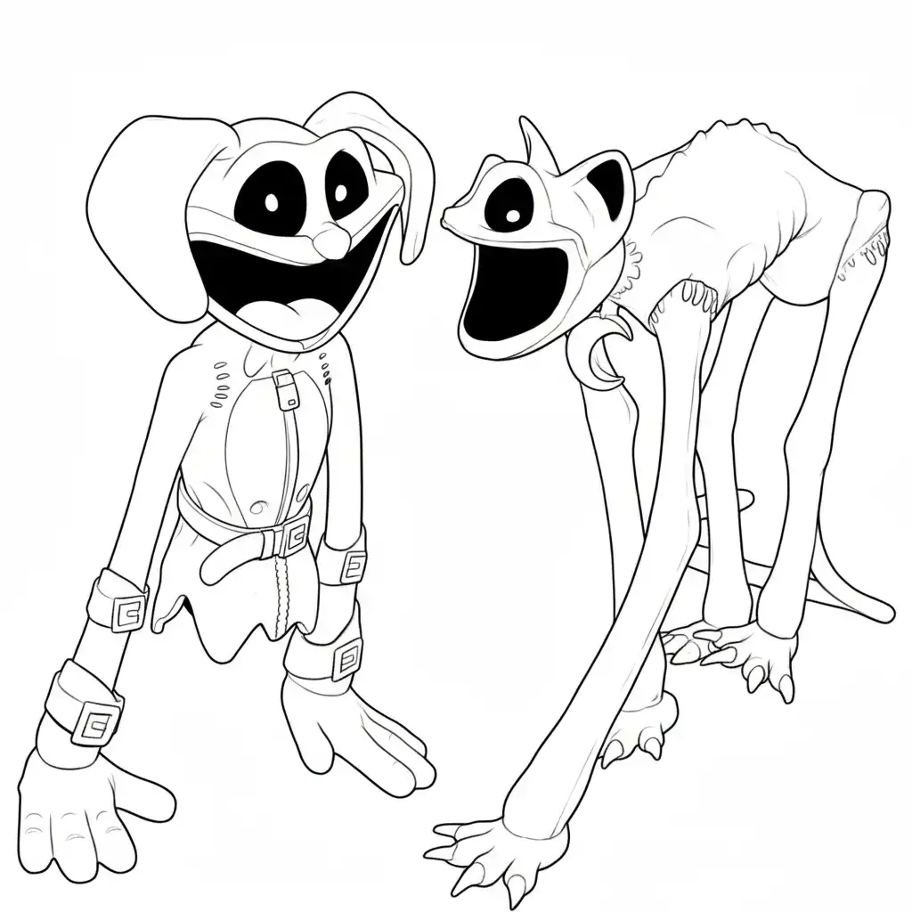 Catnap para colorear y recortar para imprimir