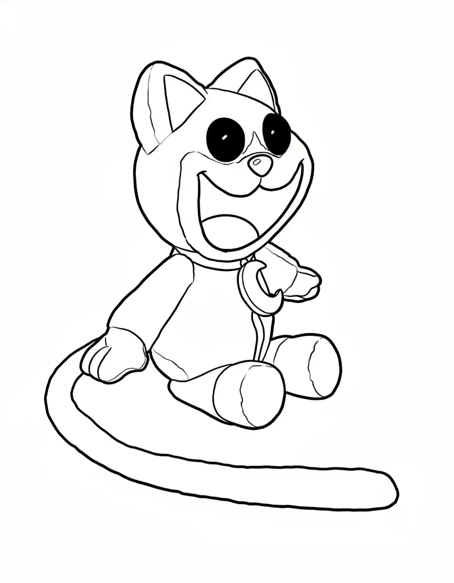 Catnap para colorear en línea