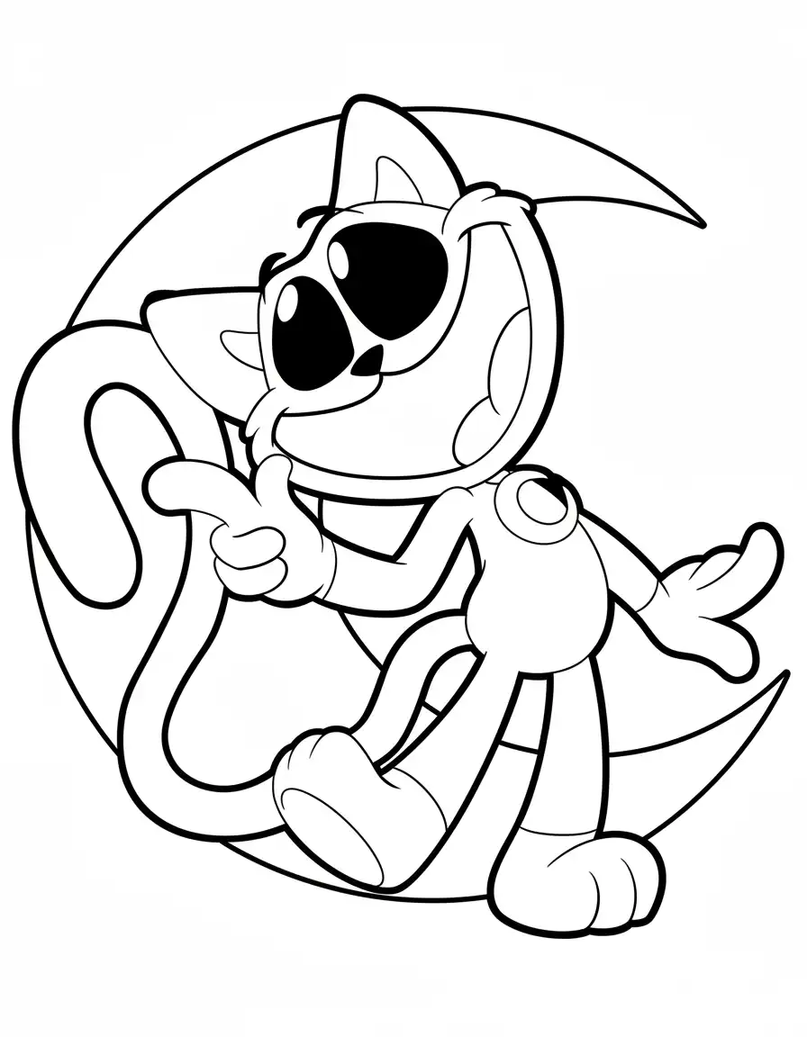 Catnap para colorear gratis