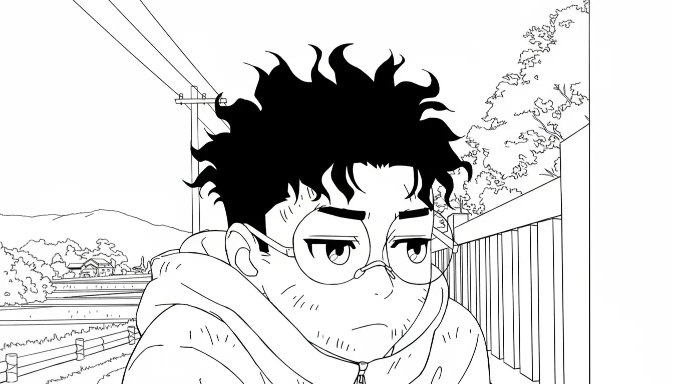 Dandadan para colorear para imprimir gratis 1