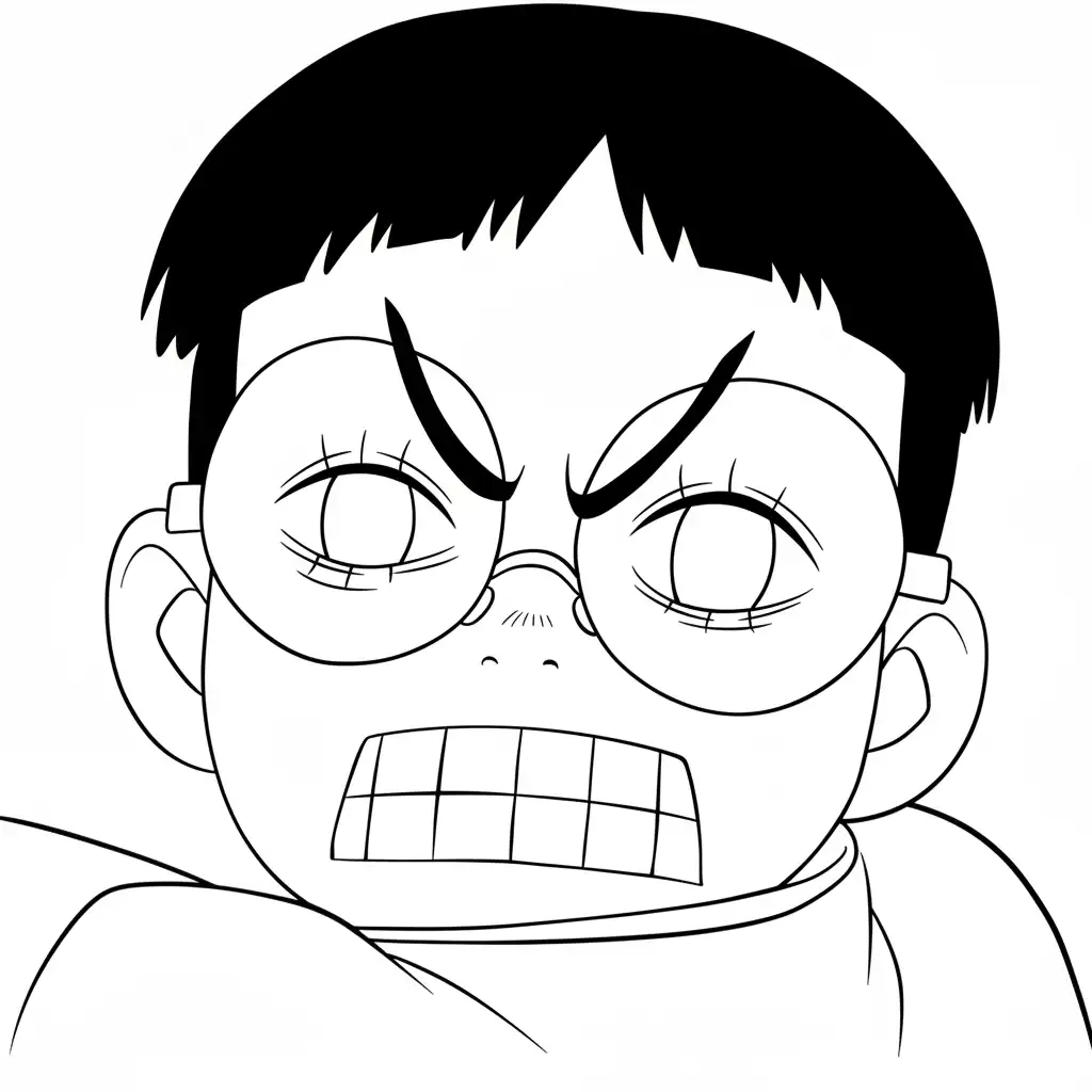 imprimir Dandadan para colorear