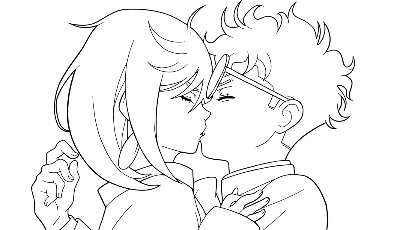 Dandadan para colorear para imprimir gratis 2