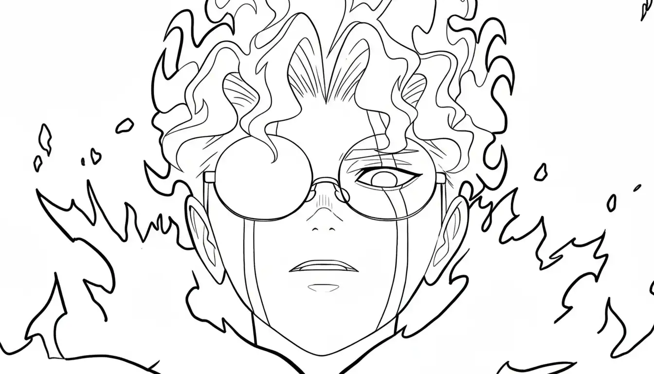 Dandadan para colorear en línea gratis