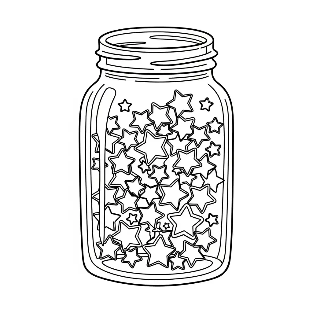 Estrella para colorear para bebé para imprimir 1