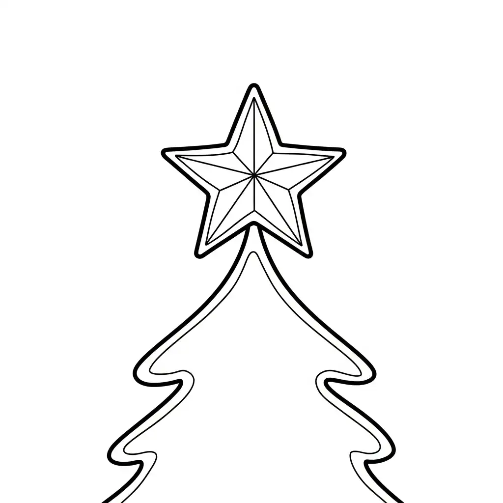 Estrella para colorear para imprimir para niño de 12 años