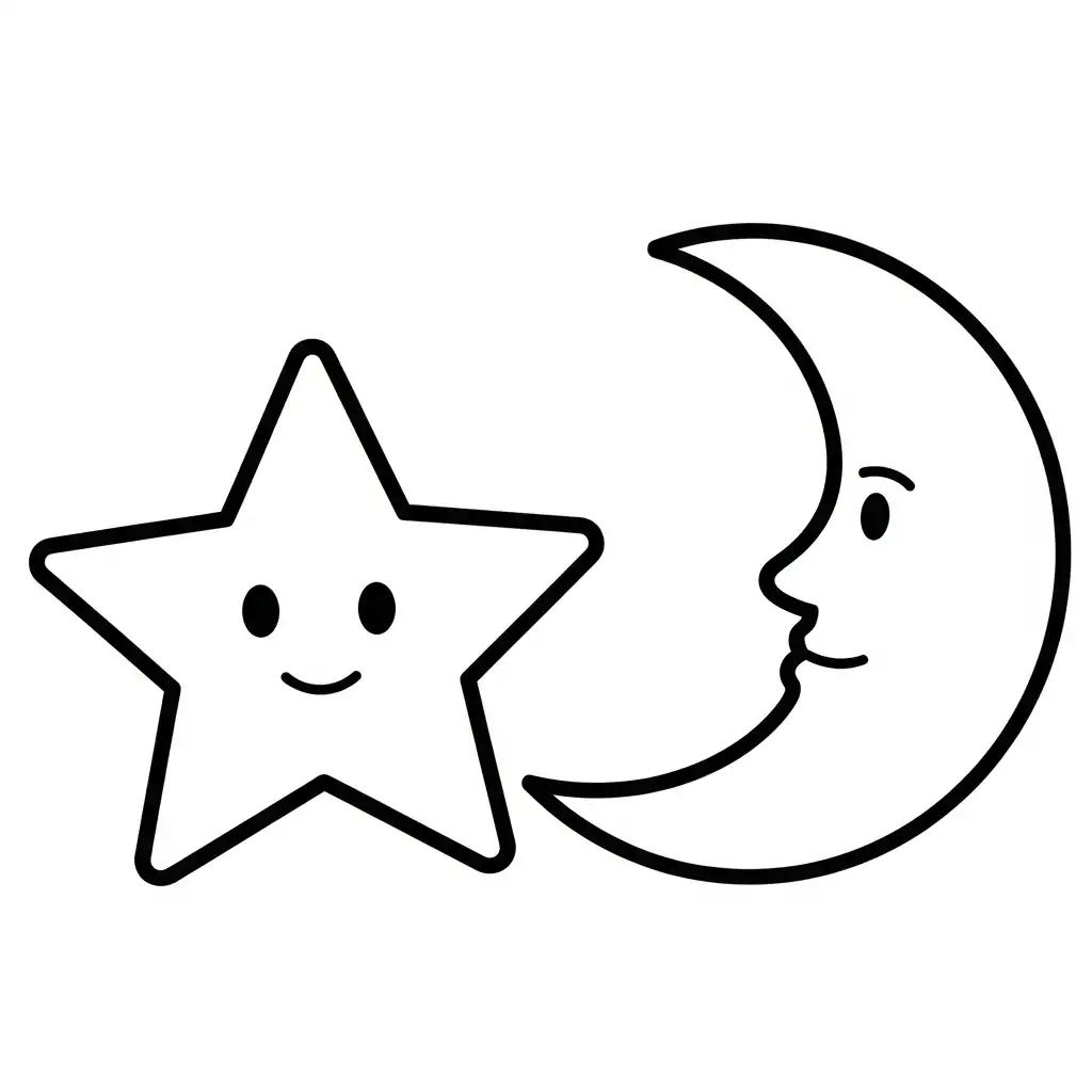 descargar Estrella para colorear gratis