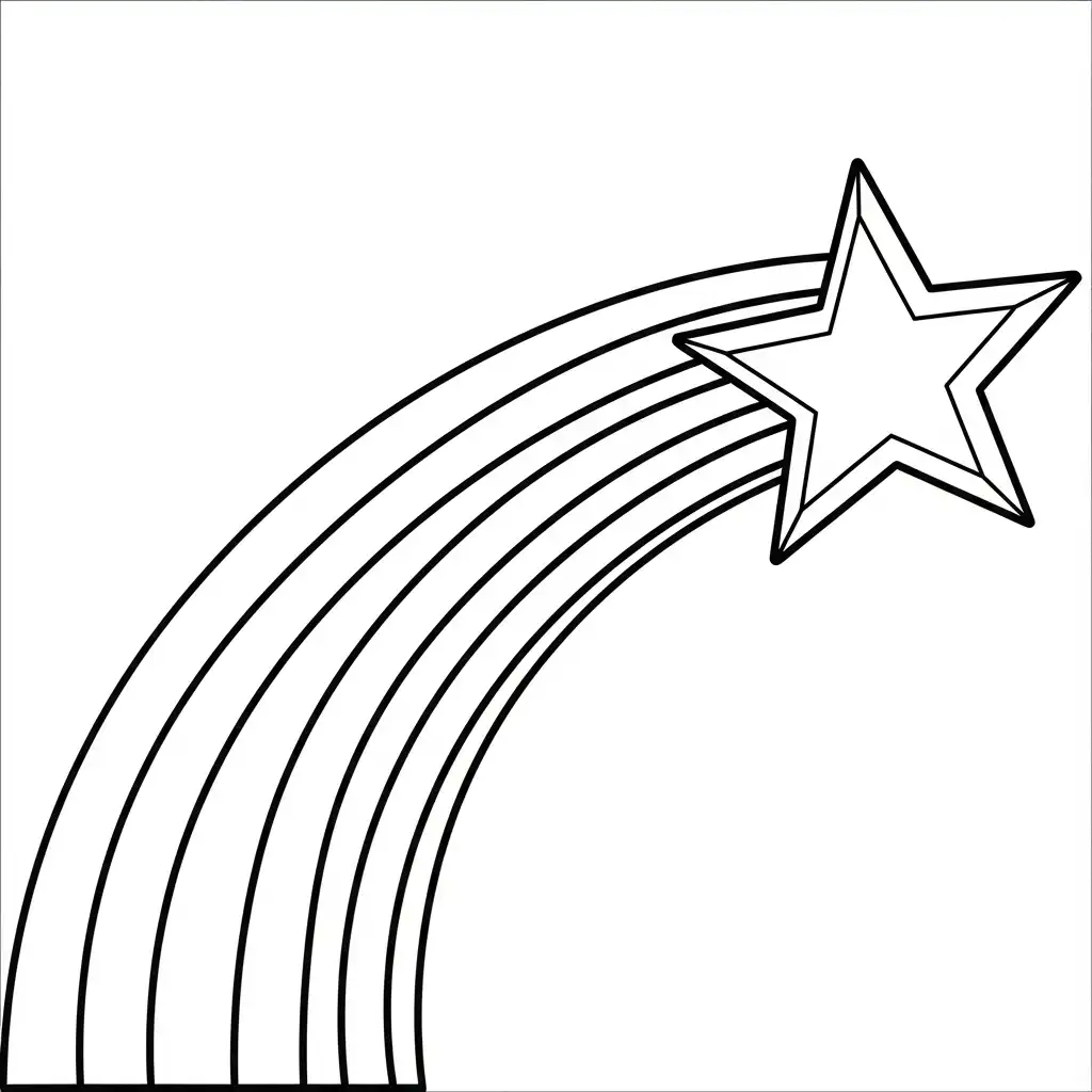 Estrella para colorear para niño