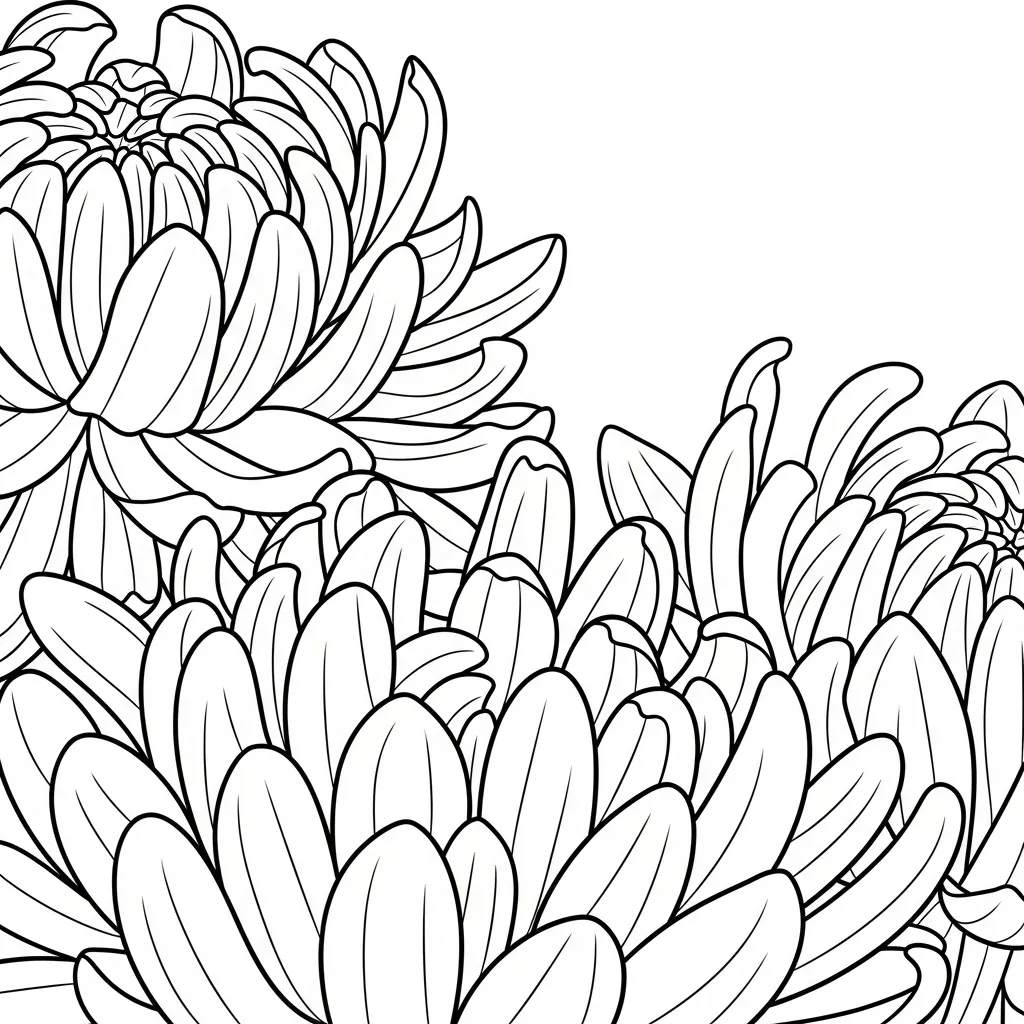 imagen para colorear Flor De Margaritas 12 niño