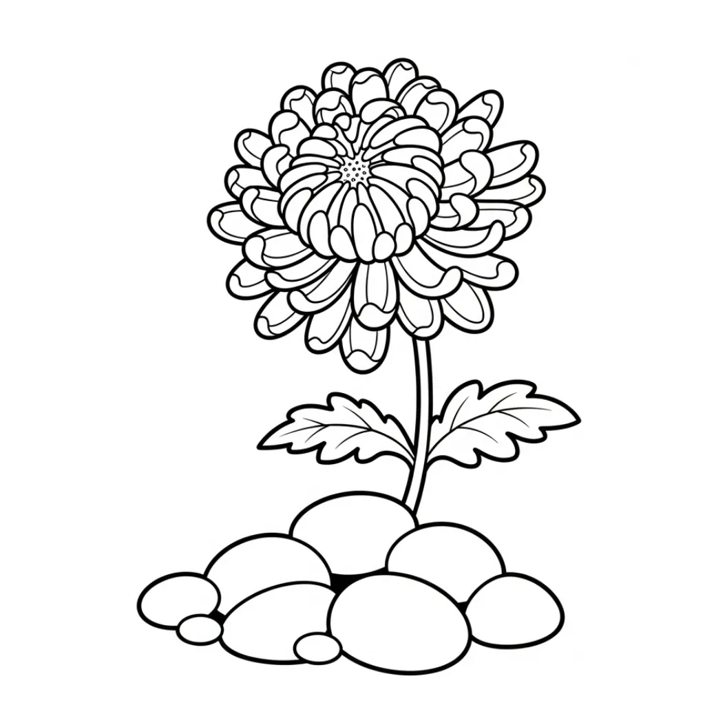 Flor De Margaritas 18 para colorear gratis