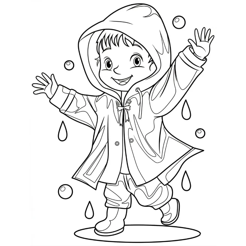 Gota De Agua 18 para colorear gratis en línea