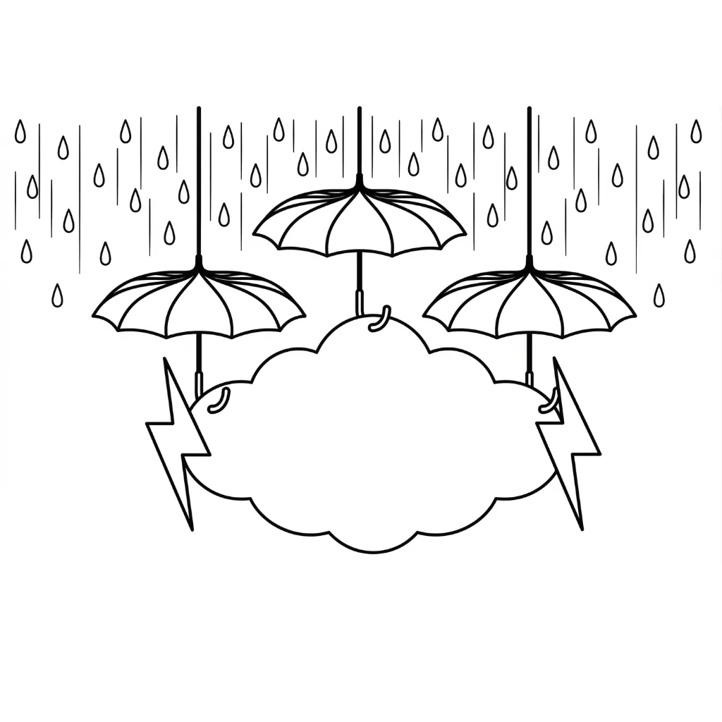 Gota De Agua 5 para colorear para niño de 2 años