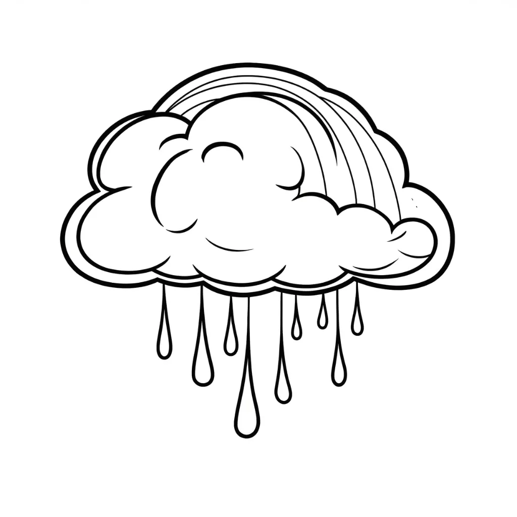 Gota De Agua 7 para colorear en línea