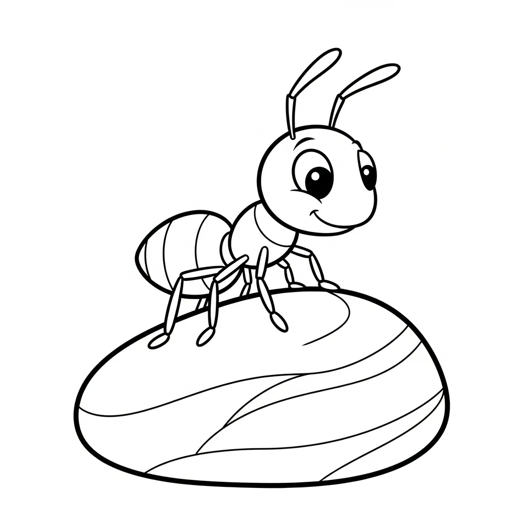 imagen de Hormiga 13 para colorear para niño