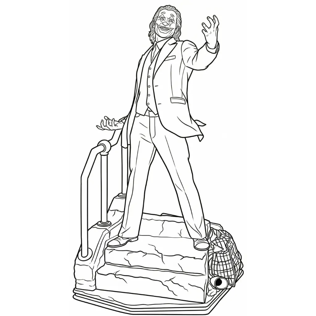 Joker 20 para colorear para imprimir pdf