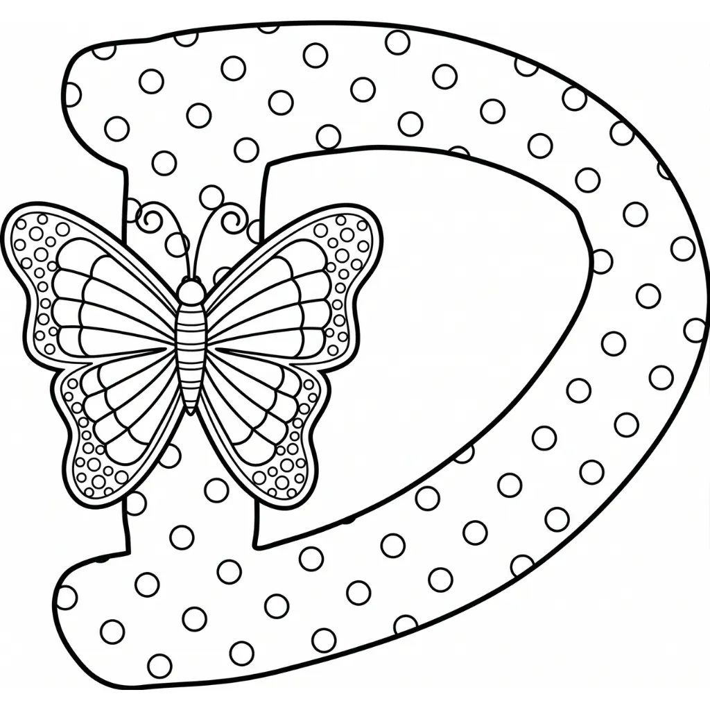 imprimir Letras Primavera 11 para colorear para niño