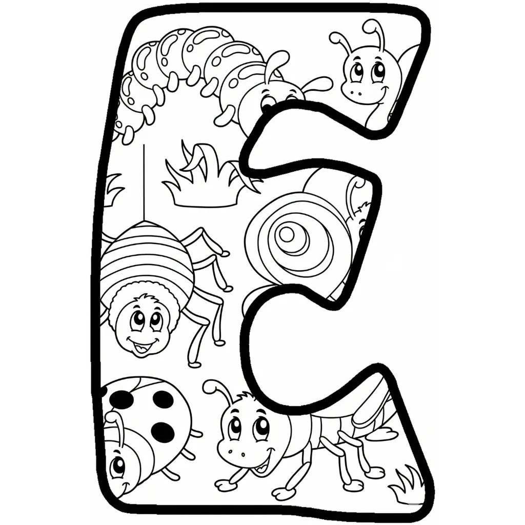 Letras Primavera 6 para colorear para imprimir para niño de 10 años