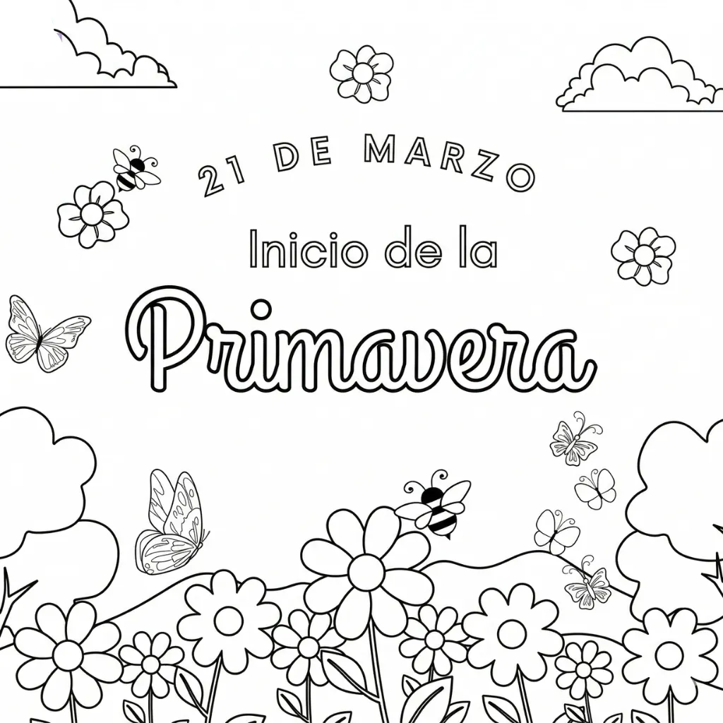 Marzo 11 para colorear para niño