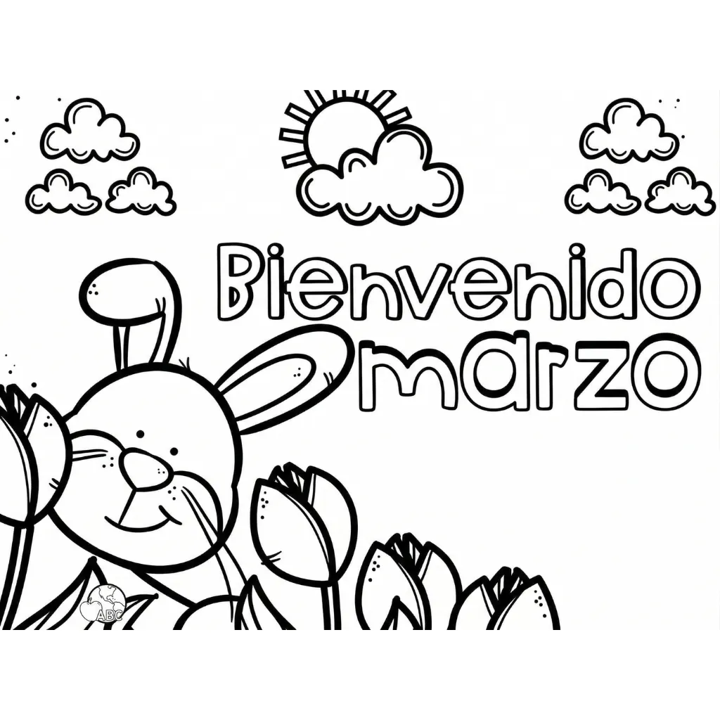 Marzo 15 para colorear para niños para imprimir