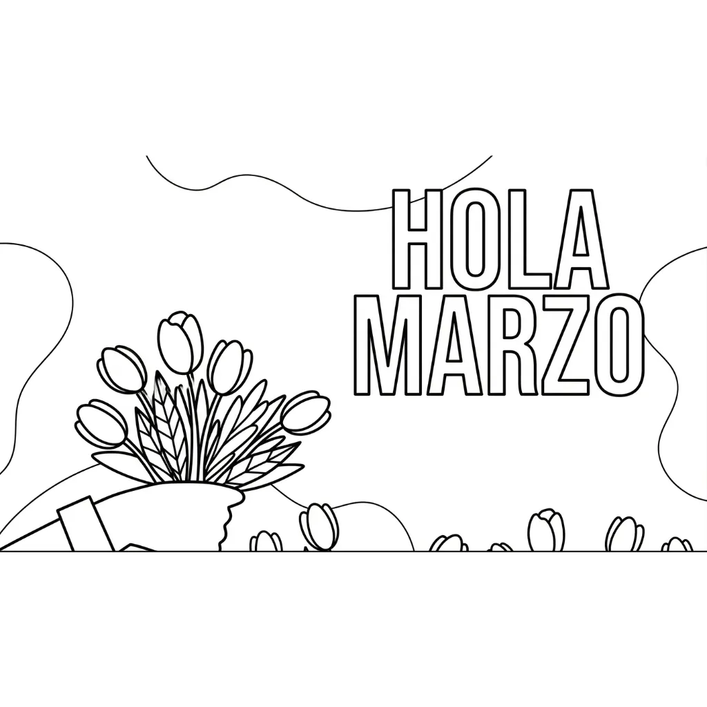 Marzo 16 para colorear para imprimir para niño de 8 años