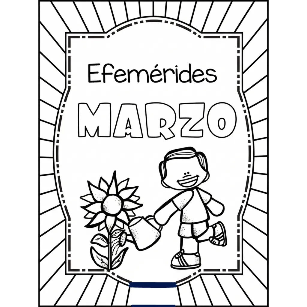 Marzo 17 para colorear para imprimir kawaii