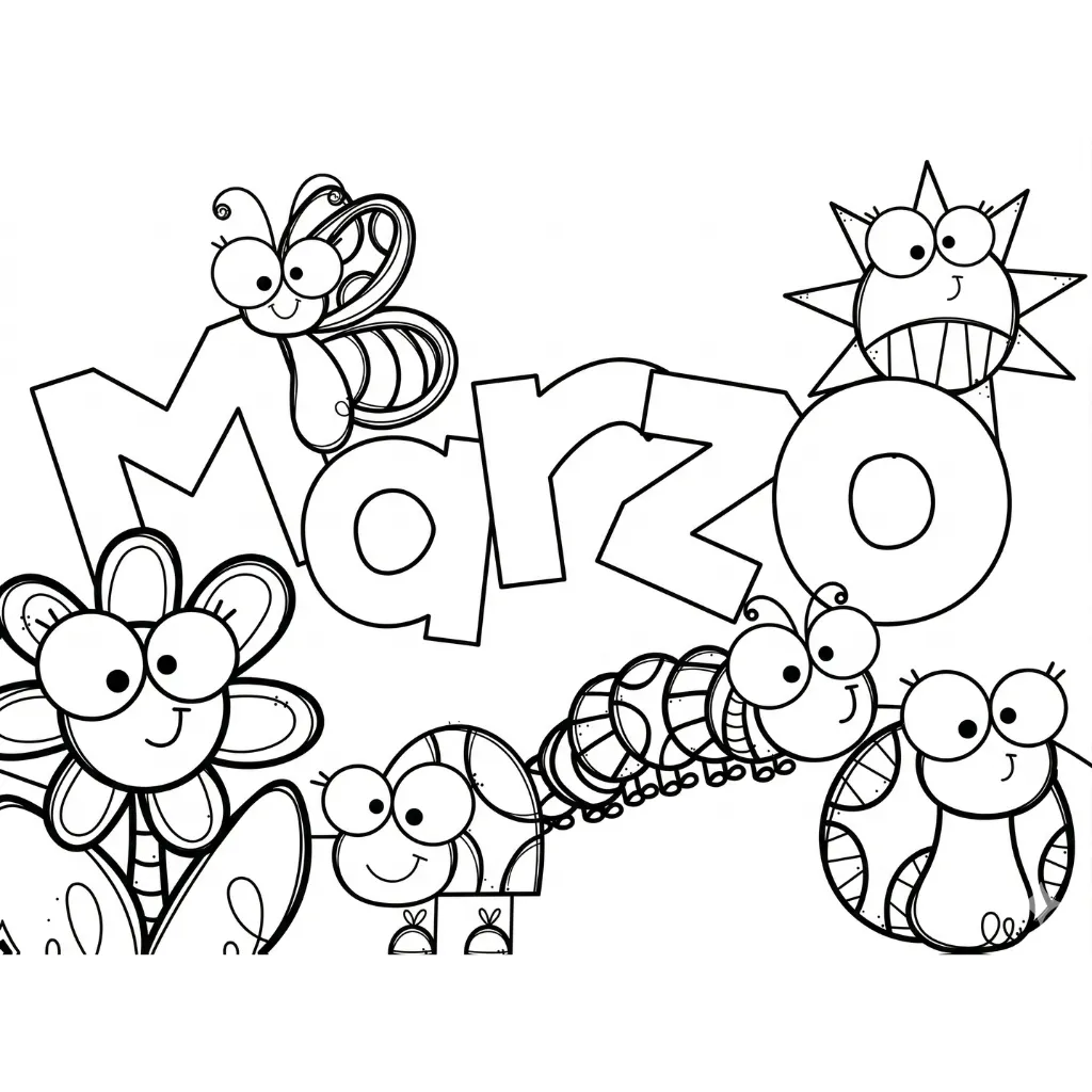 Marzo 6 para dibujar e imprimir