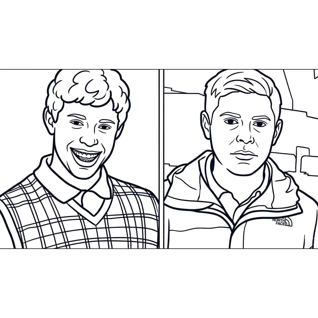 Meme 18 para colorear y dibujos