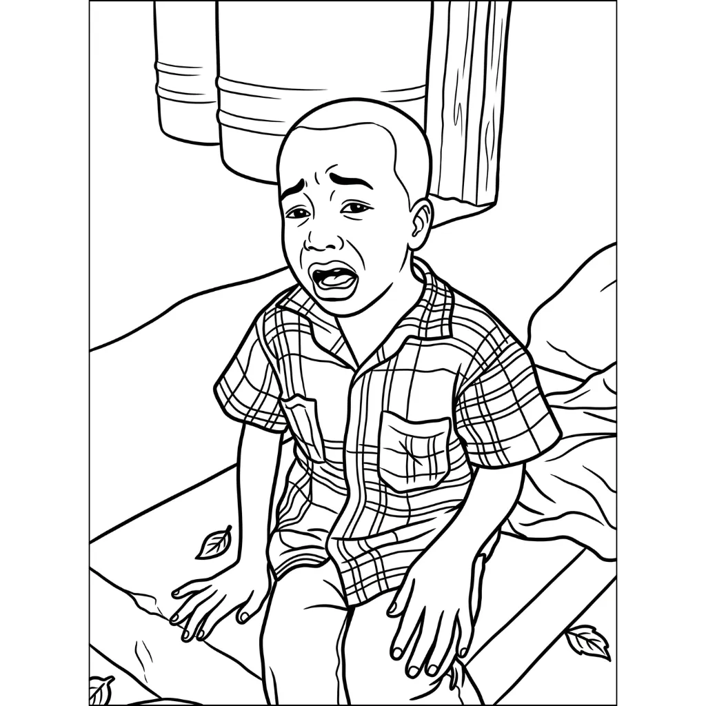 Meme 19 para colorear en línea