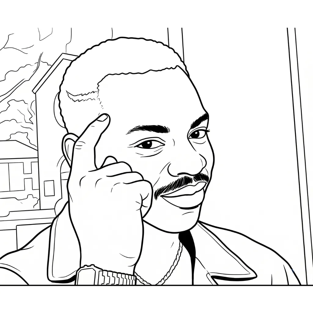 imprimir Meme 3 para colorear gratis