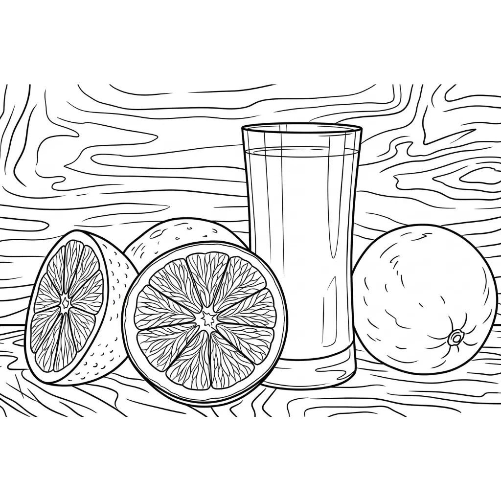 Naranja 13 para dibujar en línea