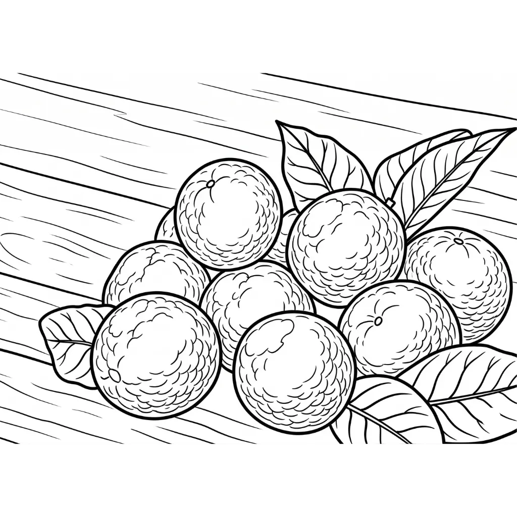 Naranja 3 para colorear para imprimir