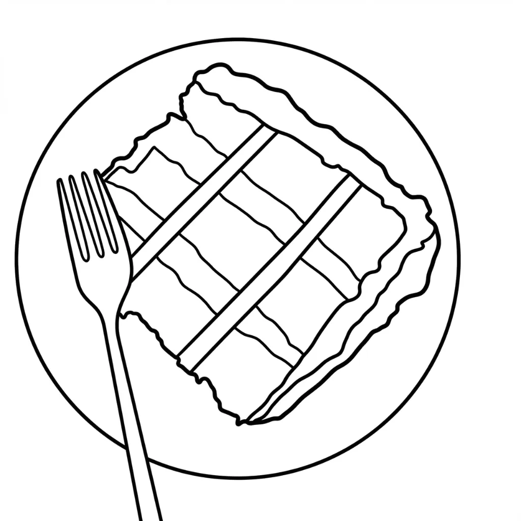 Pastel 1 para colorear para imprimir para niño de 10 años