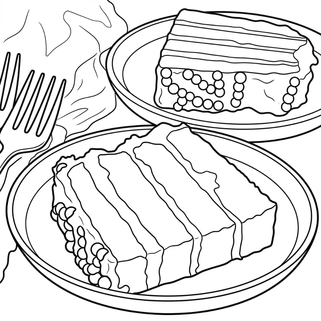 Pastel 11 para colorear para niño de 2 años