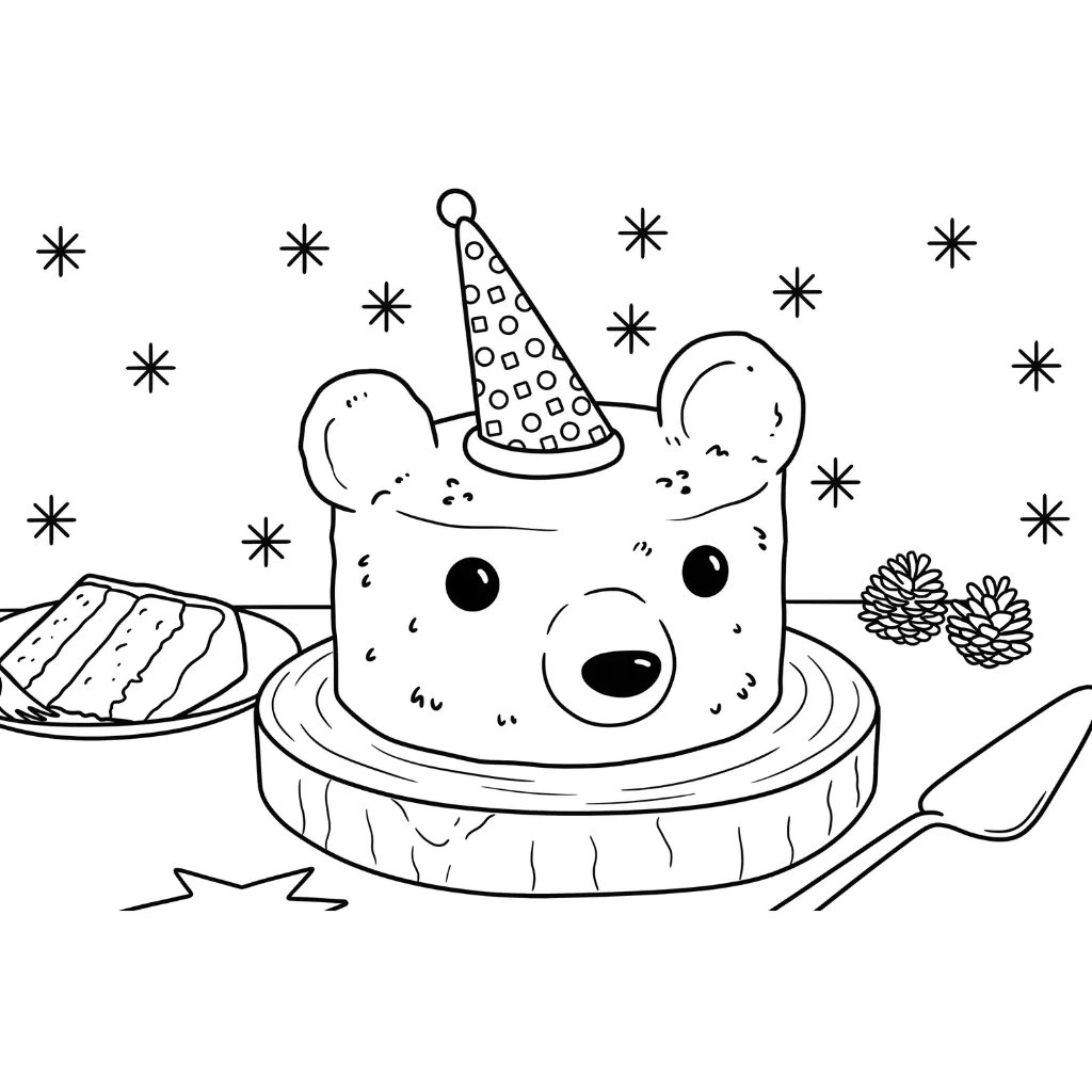 imprimir Pastel 18 para colorear gratis