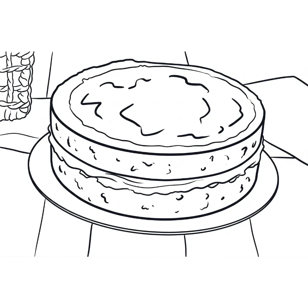 Pastel 19 para colorear para niño de para imprimir