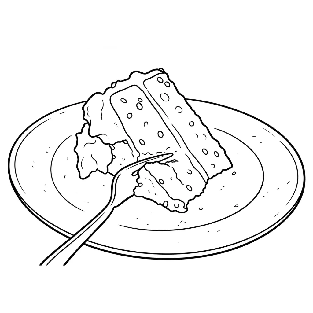 Pastel 21 para colorear para imprimir para niño de 7 años