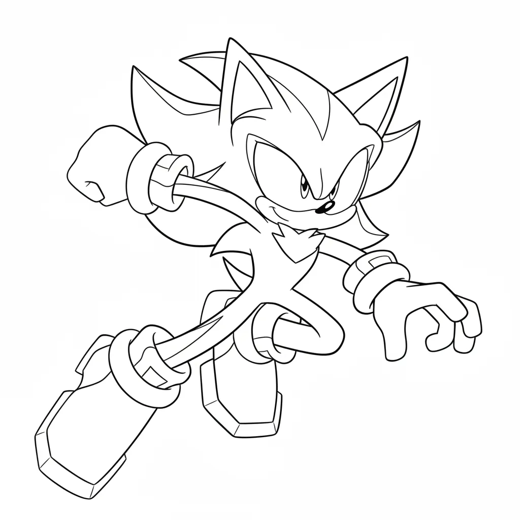 Shadow 1 para colorear para imprimir gratis