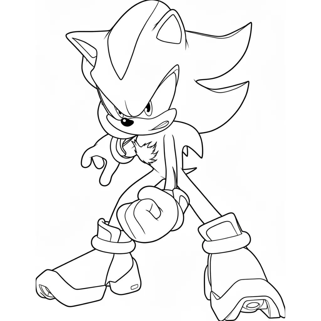 Shadow 16 para colorear para imprimir a4