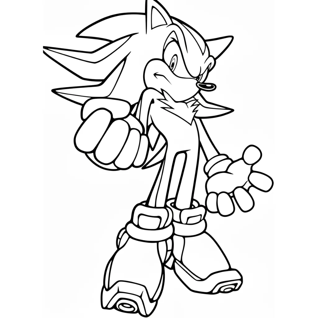 Shadow 18 para colorear gratis para imprimir