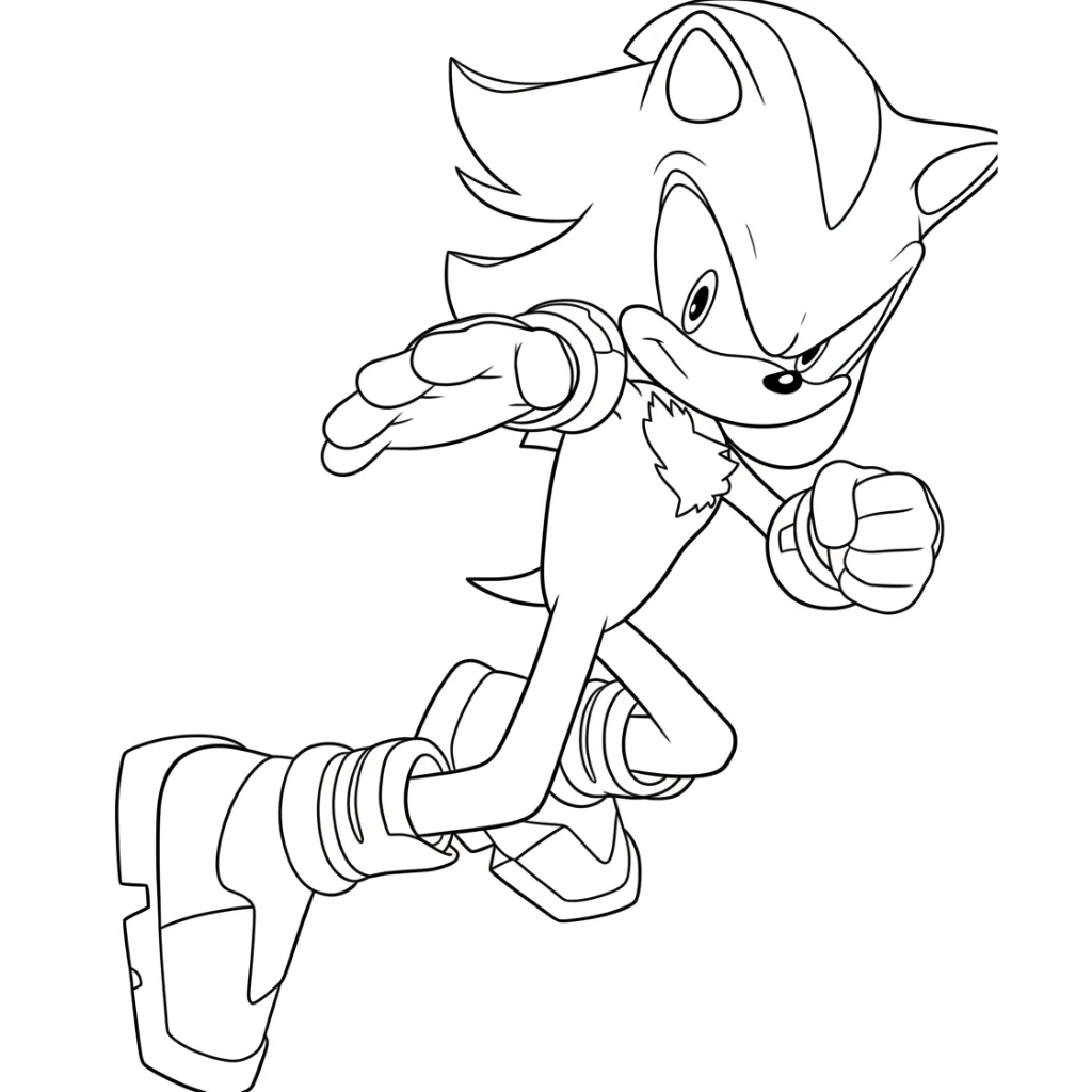 Shadow 20 para colorear gratis